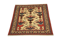 Afghan Rug - 135 x 114 cm - beige