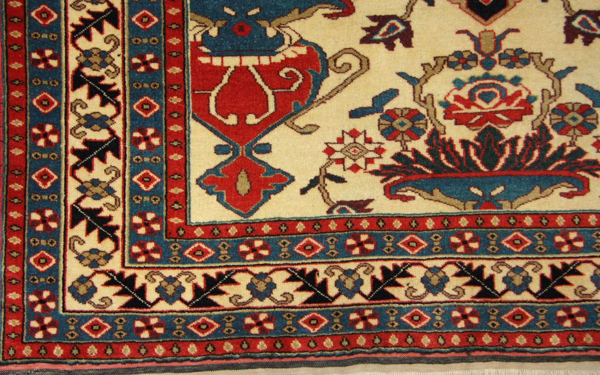 Afghan Rug - 135 x 114 cm - beige