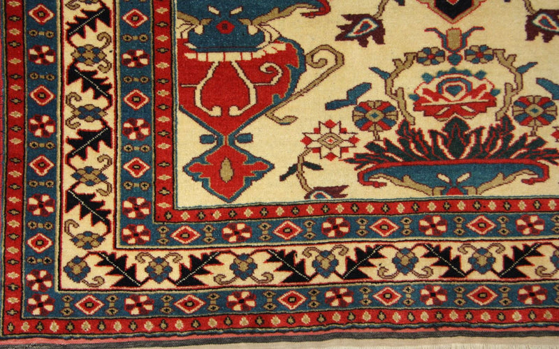 Afghan Rug - 135 x 114 cm - beige