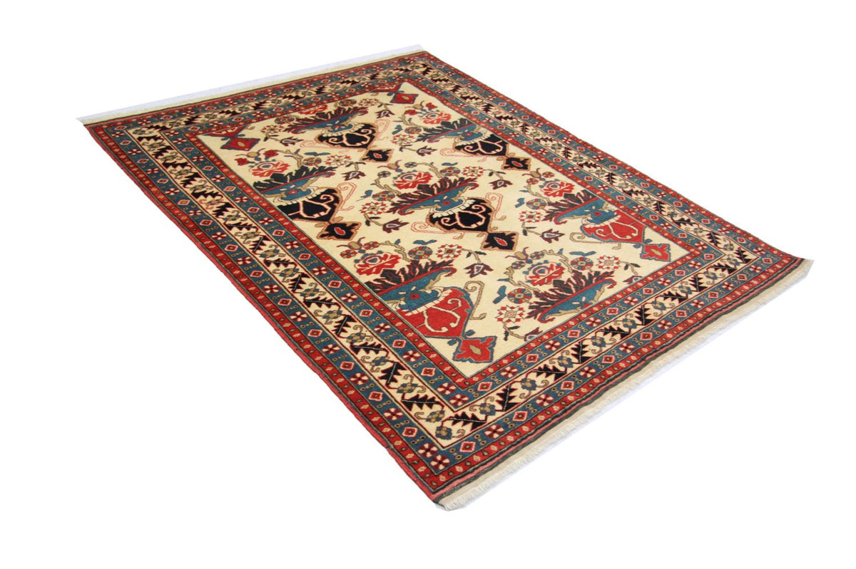 Afghan Rug - 135 x 114 cm - beige