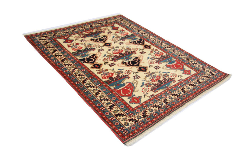 Afghan Rug - 135 x 114 cm - beige