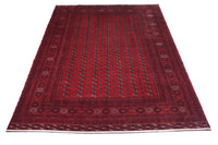 Afghan Rug - Bukhara - 338 x 258 cm - red
