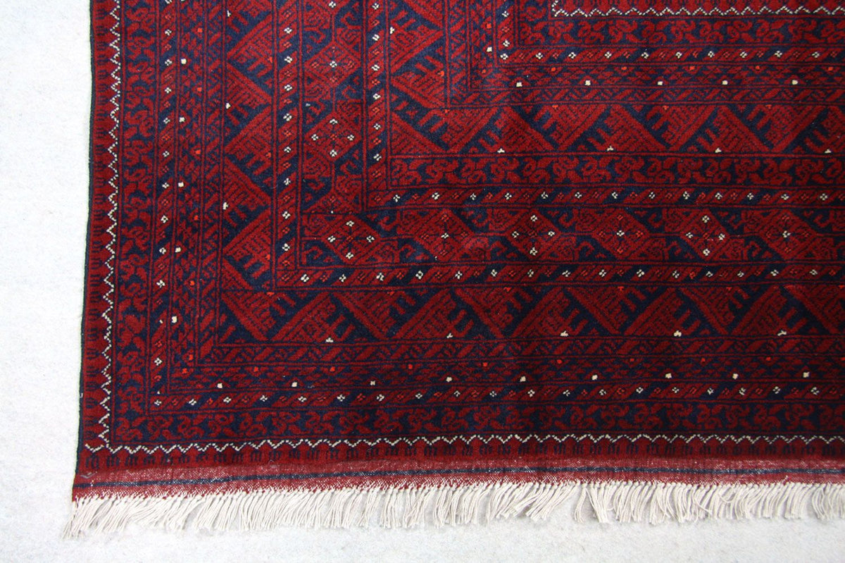Afghan Rug - Bukhara - 334 x 247 cm - red