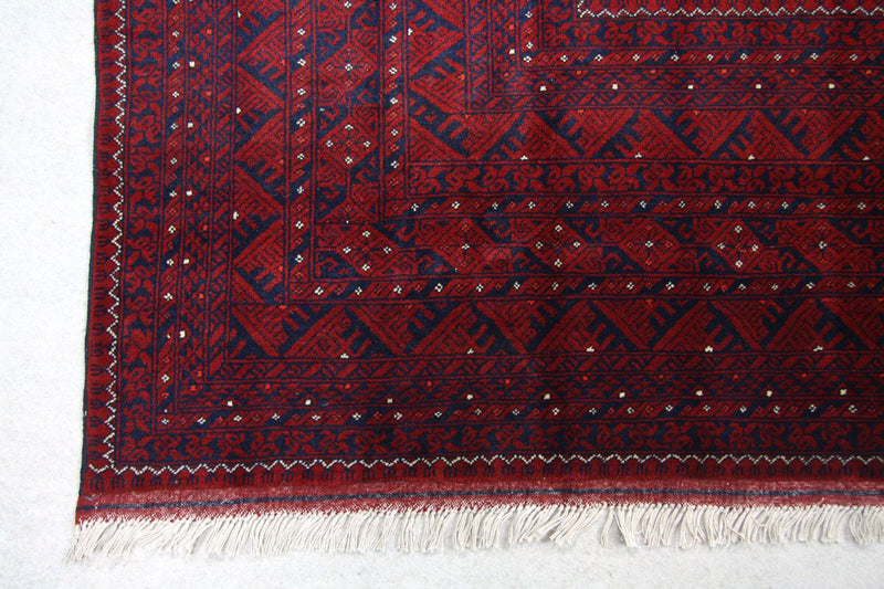 Afghan Rug - Bukhara - 334 x 247 cm - red