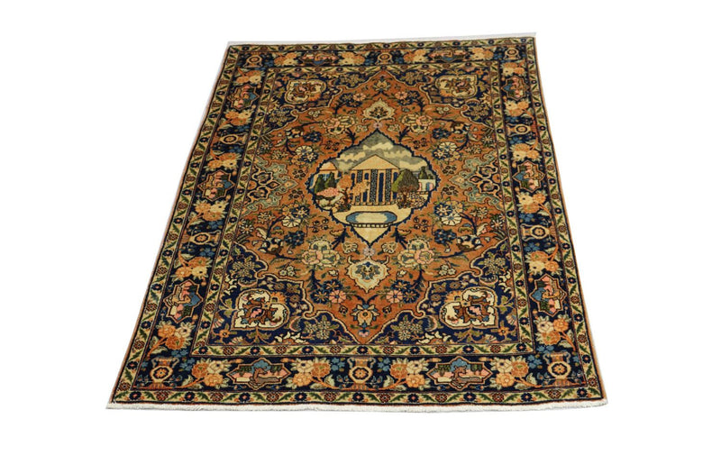 Perser Rug - Tabriz - 186 x 133 cm - blue