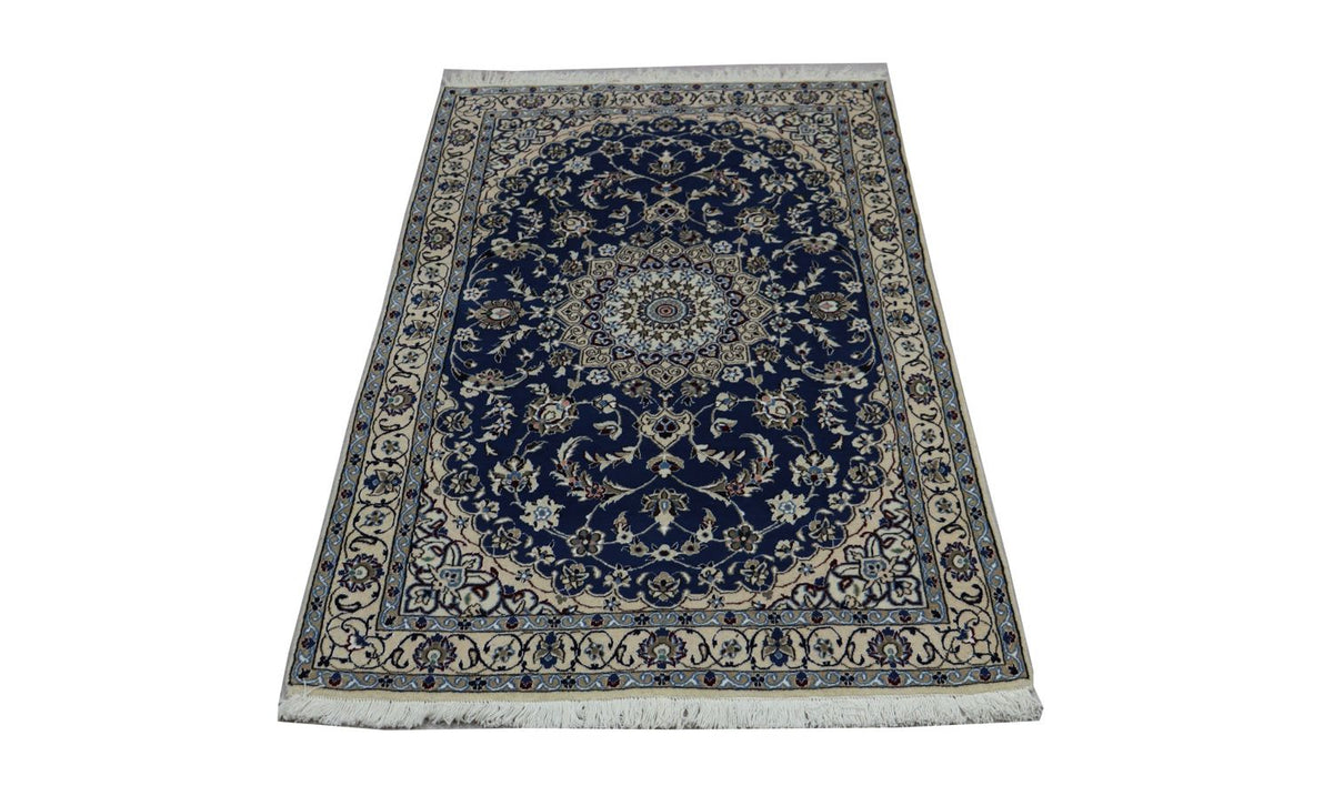 Runner Perser Rug - Nain - Royal - 180 x 106 cm - dark blue