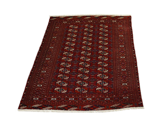 Afghan Rug - Bukhara - 180 x 123 cm - red