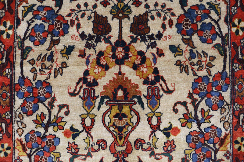 Afghan Rug - 197 x 113 cm - beige
