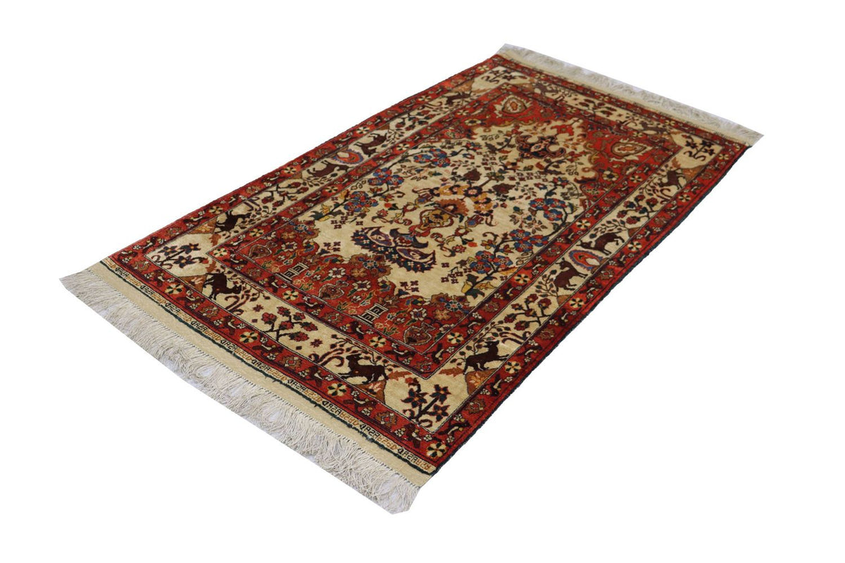 Afghan Rug - 197 x 113 cm - beige