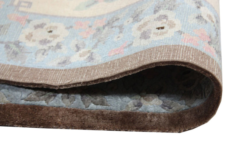 Silk Rug - Chinese Silk - 136 x 70 cm - blue