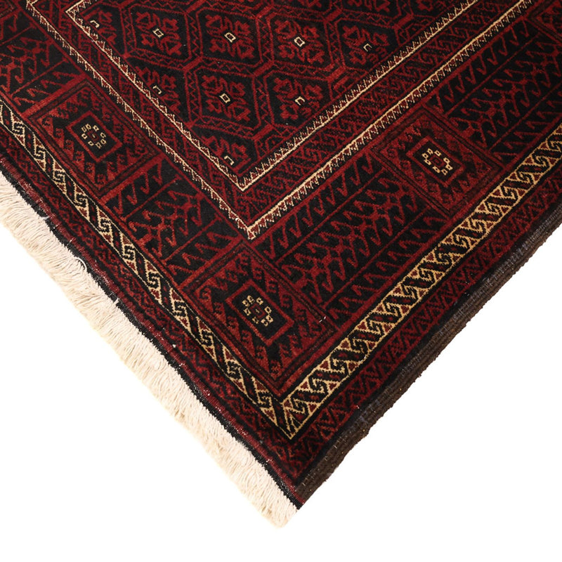 Runner Belutsch Rug - 203 x 101 cm - dark red