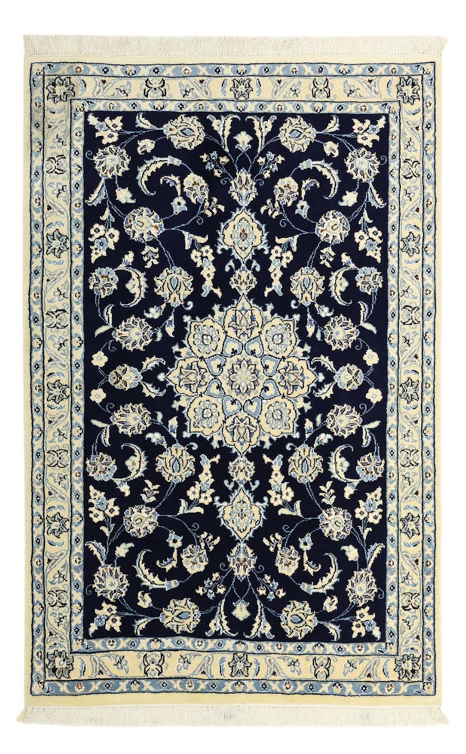 Perser Rug - Nain - Royal - Royal - 136 x 89 cm - dark blue