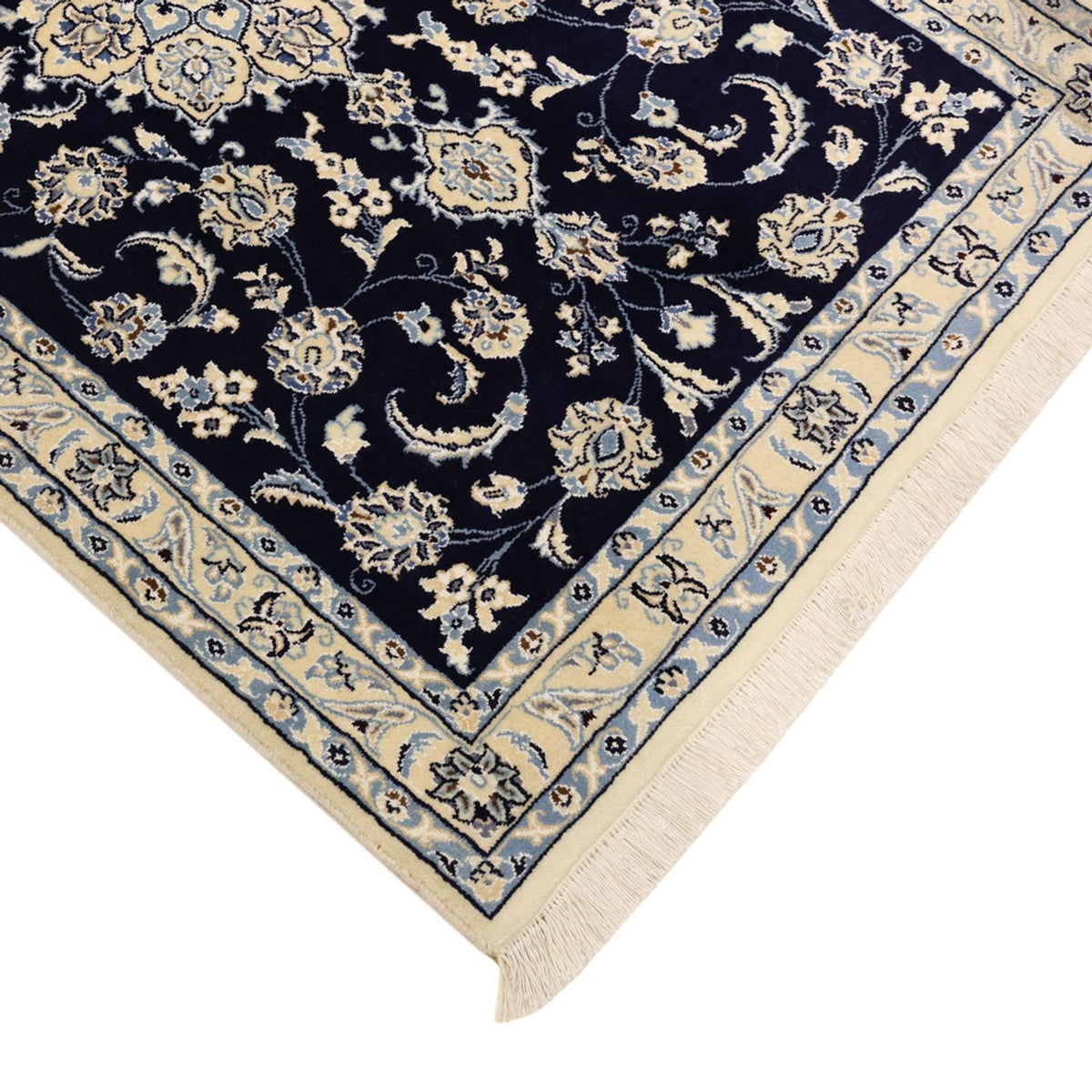 Perser Rug - Nain - Royal - Royal - 136 x 89 cm - dark blue