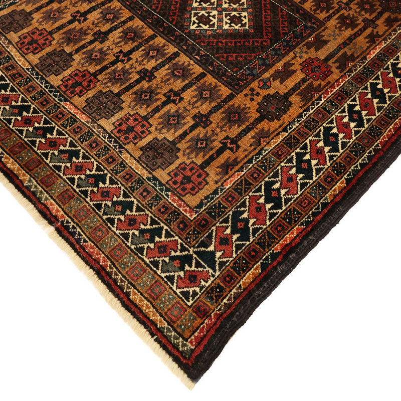 Runner Belutsch Rug - 230 x 120 cm - brown