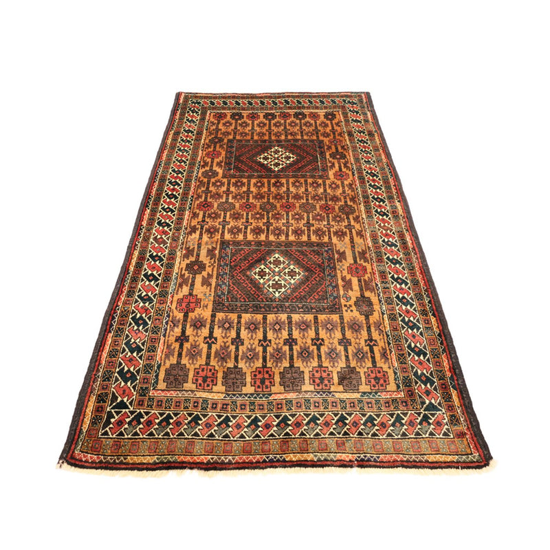 Runner Belutsch Rug - 230 x 120 cm - brown