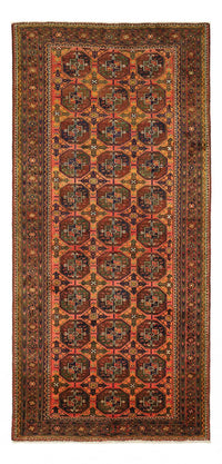 Runner Belutsch Rug - 254 x 117 cm - brown