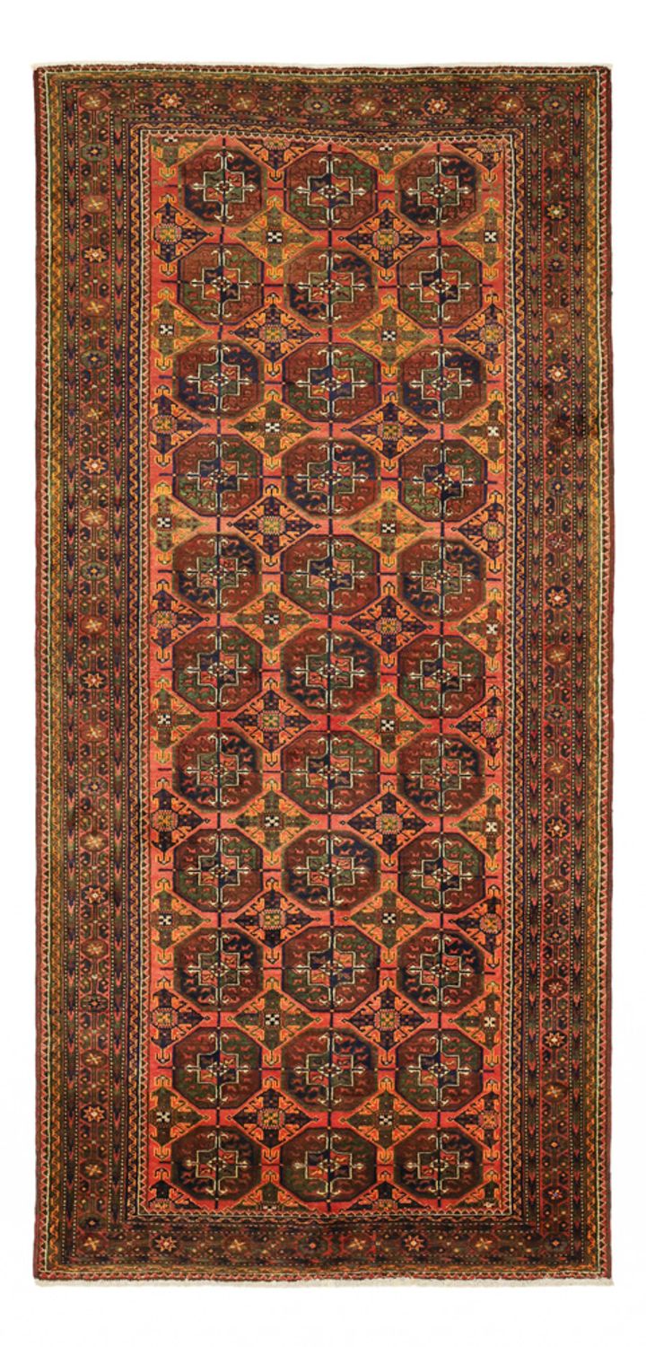 Runner Belutsch Rug - 254 x 117 cm - brown