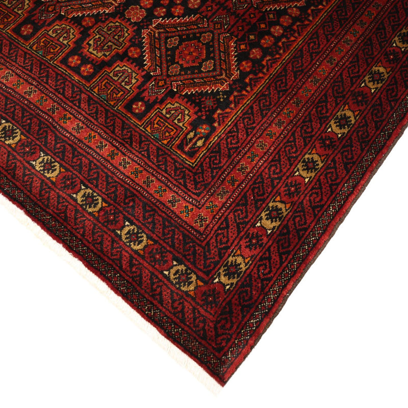 Runner Belutsch Rug - 223 x 115 cm - dark red