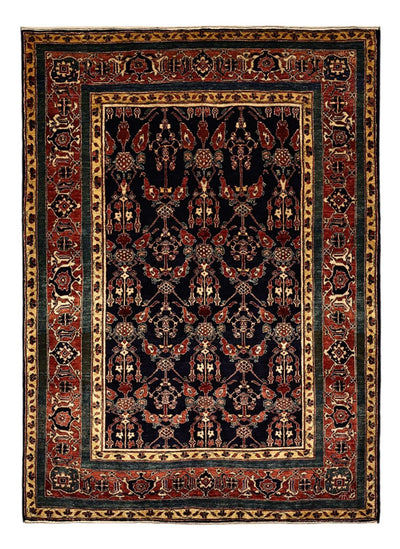 Shiraz Rug 174x235cm - Persian Rugs - dark blue