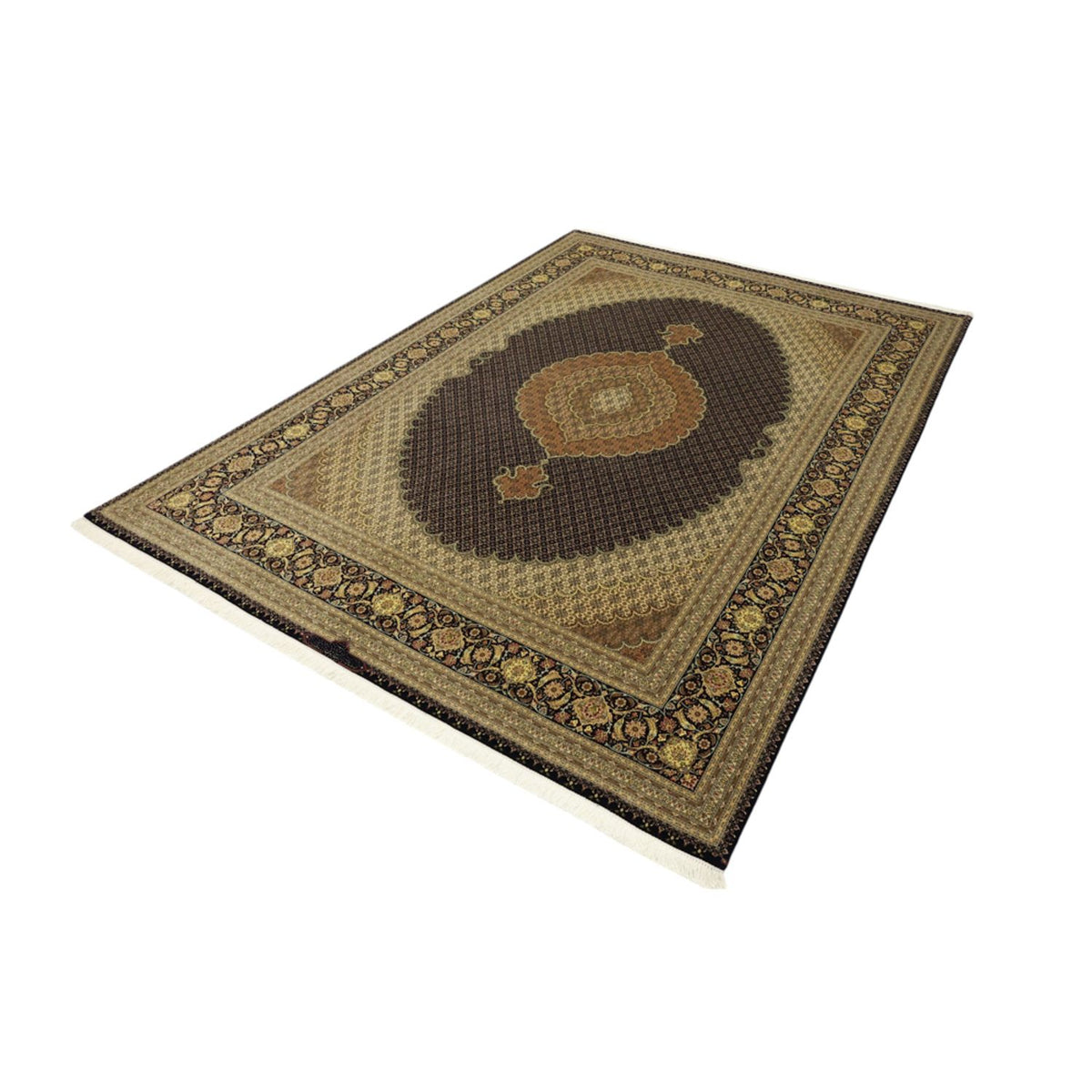 Perser Rug - Tabriz - Royal - Royal - 350 x 249 cm - dark brown