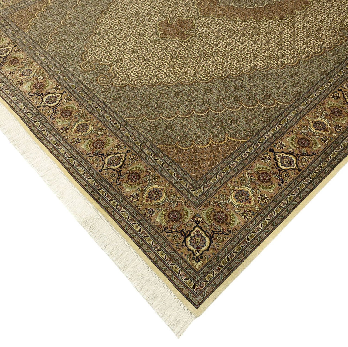 Perser Rug - Tabriz - Royal - Royal - 302 x 200 cm - dark beige