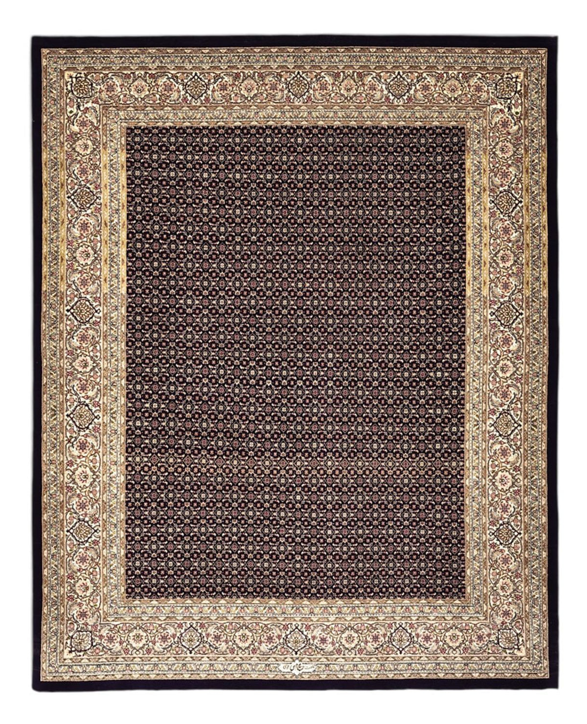 Perser Rug - Tabriz - Royal - Royal - 194 x 153 cm - dark beige