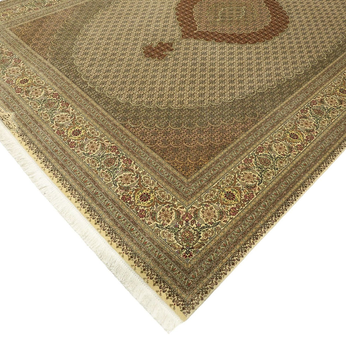 Perser Rug - Tabriz - Royal - Royal - 357 x 248 cm - light beige
