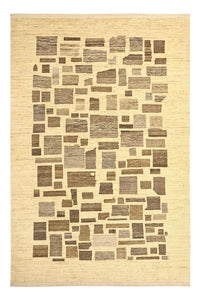 Gabbeh Rug - Loribaft Perser - 287 x 200 cm - light beige