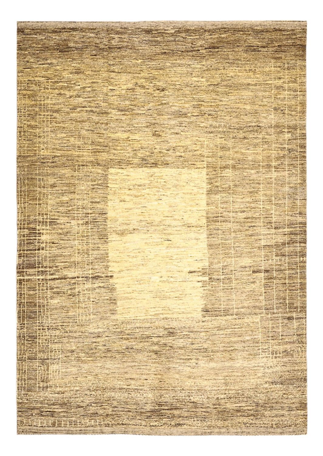 Gabbeh Rug - Loribaft Perser - 232 x 168 cm - dark beige