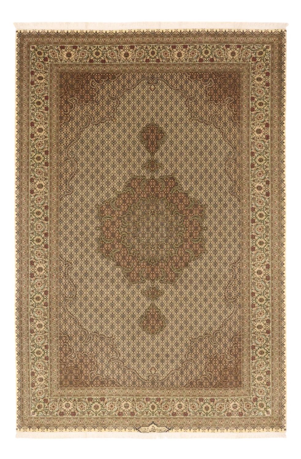 Perser Rug - Tabriz - Royal - Royal - 303 x 203 cm - dark beige