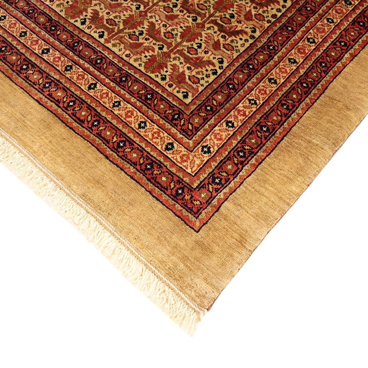 Runner Gabbeh Rug - Loribaft Perser - 187 x 103 cm - brown