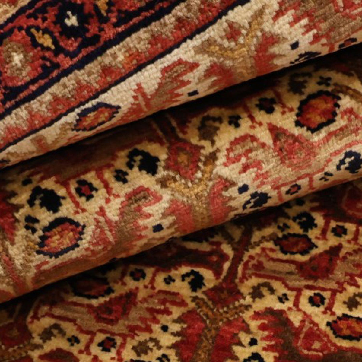 Runner Gabbeh Rug - Loribaft Perser - 187 x 103 cm - brown