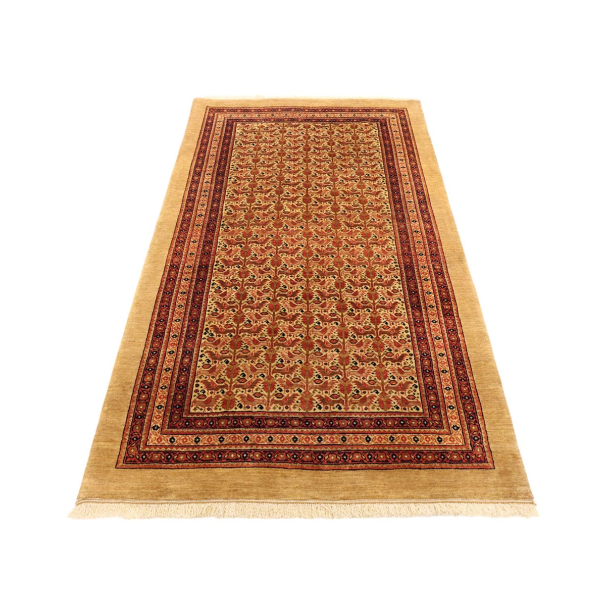 Runner Gabbeh Rug - Loribaft Perser - 187 x 103 cm - brown
