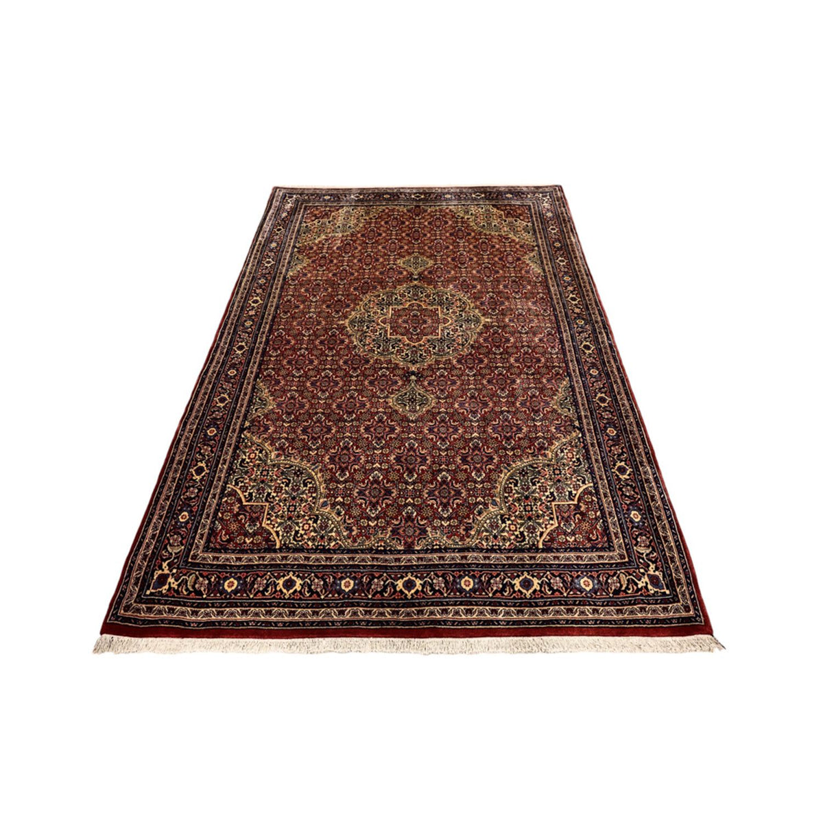 Perser Rug - Bidjar - 216 x 144 cm - dark red