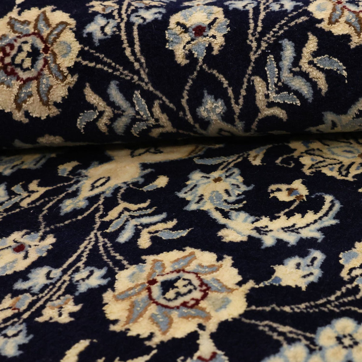 Perser Rug - Nain - Royal - Royal - 114 x 78 cm - dark blue