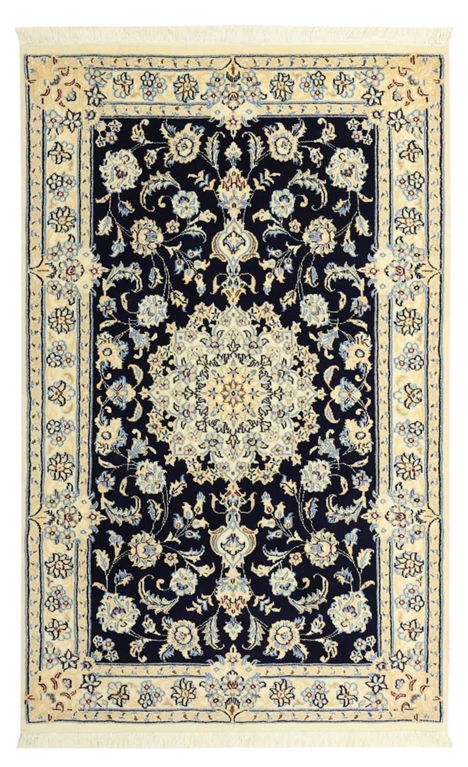Perser Rug - Nain - Royal - Royal - 136 x 86 cm - dark blue