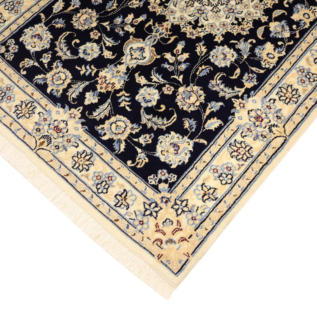 Perser Rug - Nain - Royal - Royal - 136 x 86 cm - dark blue