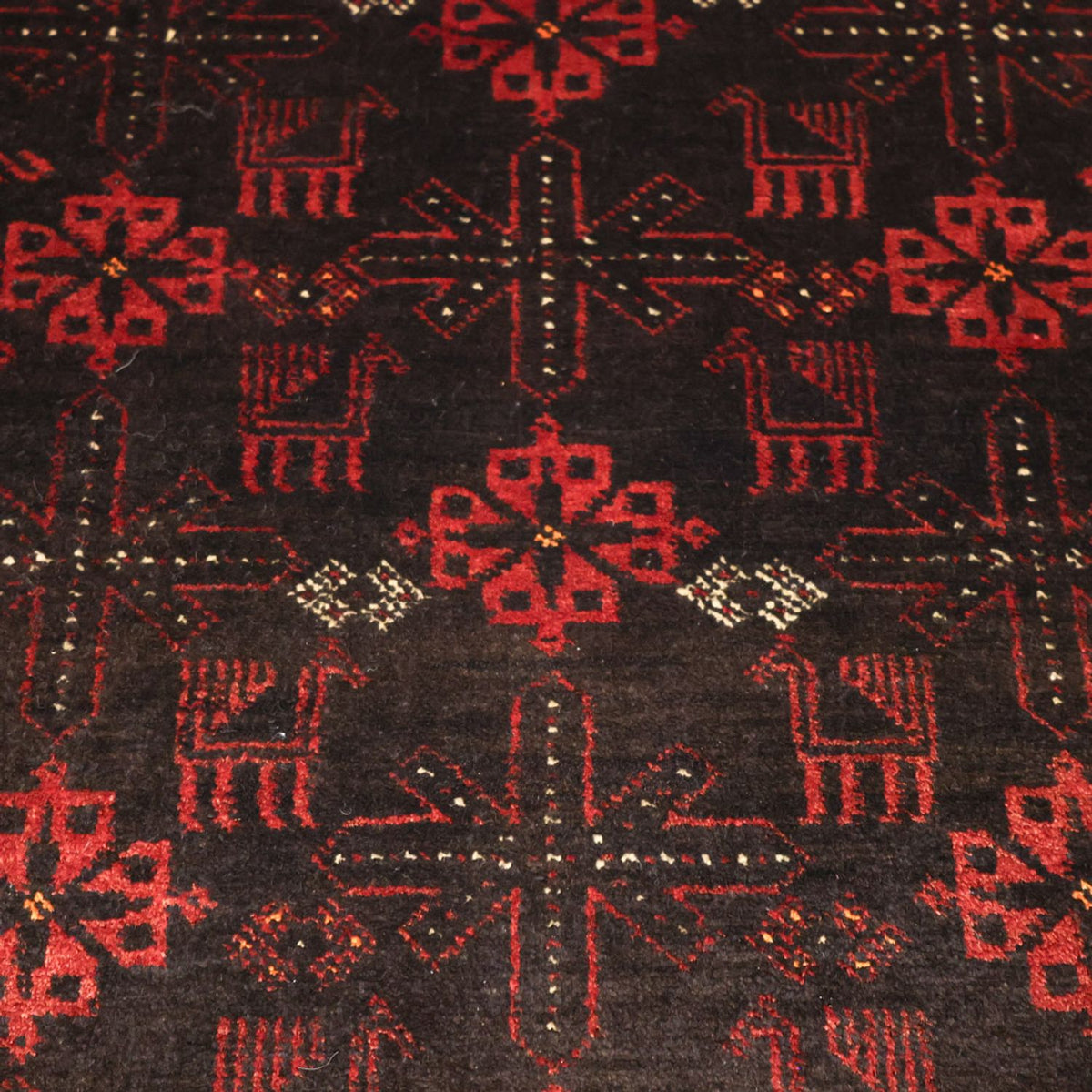 Belutsch Rug - 190 x 107 cm - dark red