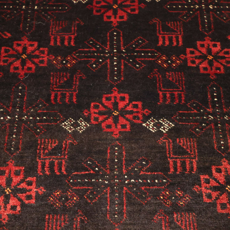 Belutsch Rug - 190 x 107 cm - dark red