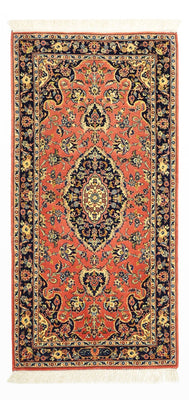 Perser Rug - Keshan - Silk Warp - 122 x 59 cm - red