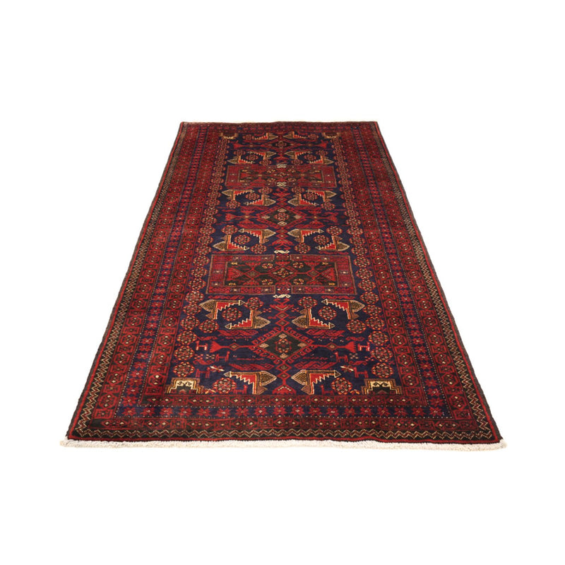 Runner Belutsch Rug - 194 x 101 cm - dark red