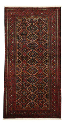 Runner Belutsch Rug - 195 x 98 cm - dark red