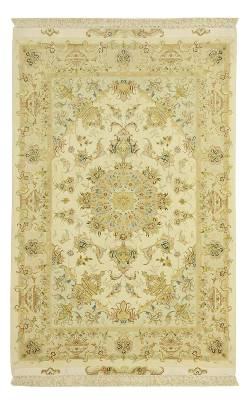 Perser Rug - Tabriz - Premium - Silk Warp - 160 x 97 cm - sand