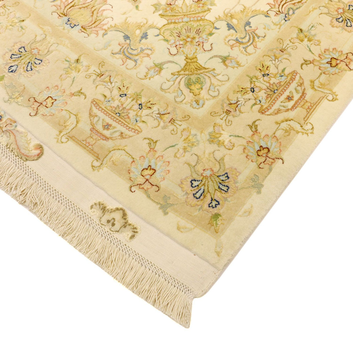 Perser Rug - Tabriz - Premium - Silk Warp - 160 x 97 cm - sand