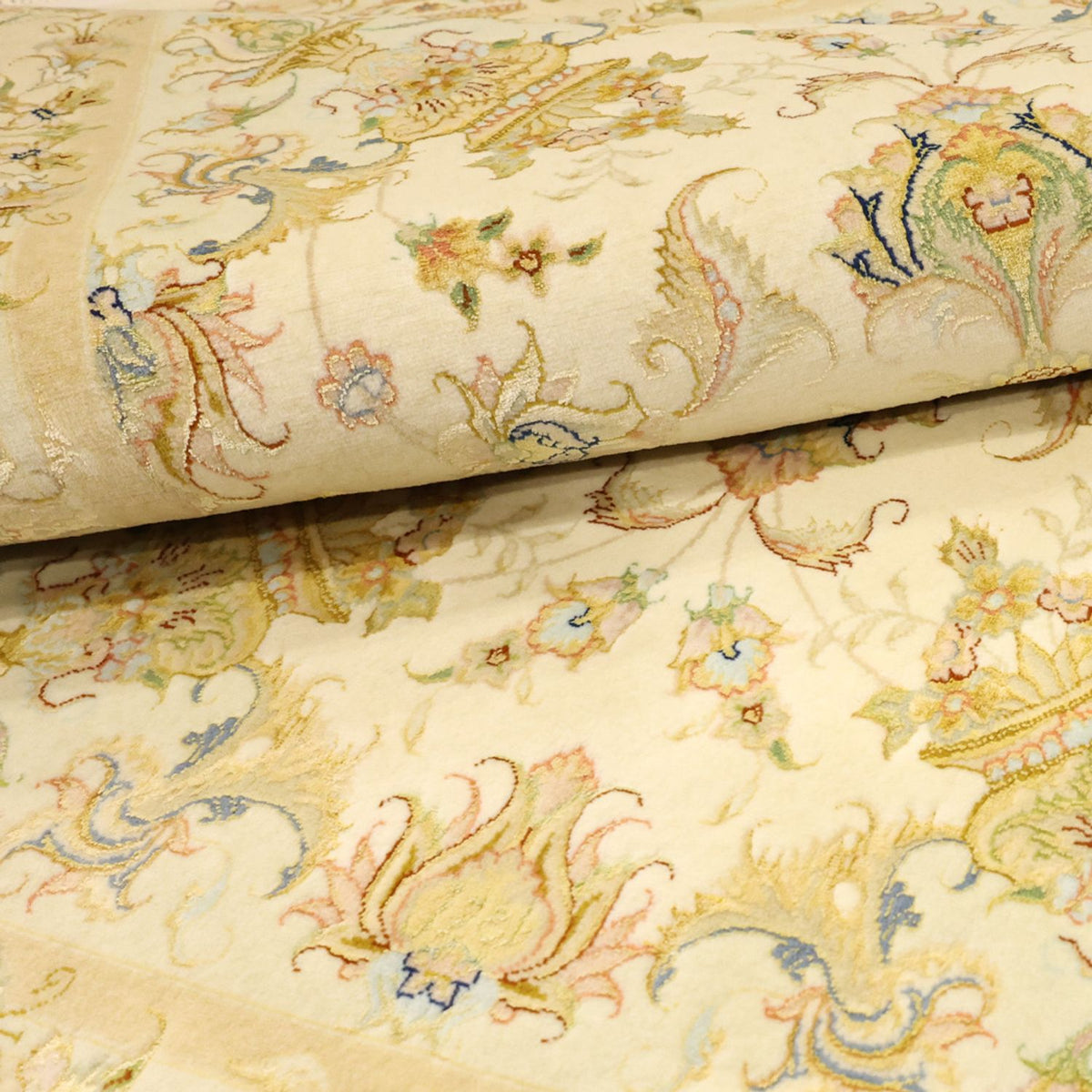 Perser Rug - Tabriz - Premium - Silk Warp - 160 x 97 cm - sand