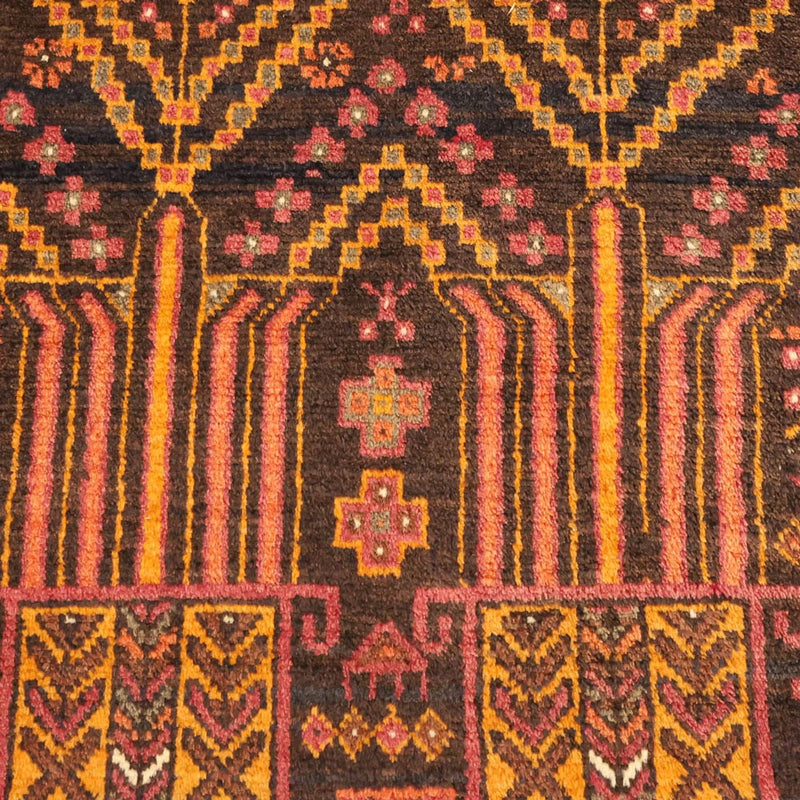 Runner Belutsch Rug - 211 x 102 cm - multicolored