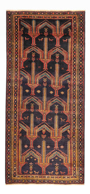 Runner Belutsch Rug - 274 x 125 cm - dark blue