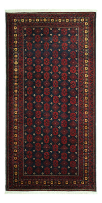 Runner Belutsch Rug - 207 x 106 cm - dark red