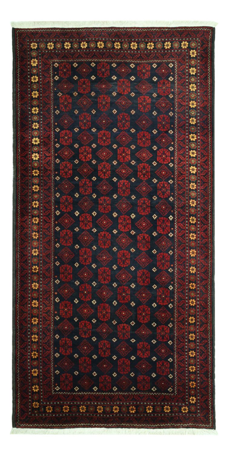 Runner Belutsch Rug - 207 x 106 cm - dark red