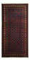 Runner Belutsch Rug - 207 x 106 cm - dark red
